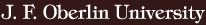 J. F. Oberlin University