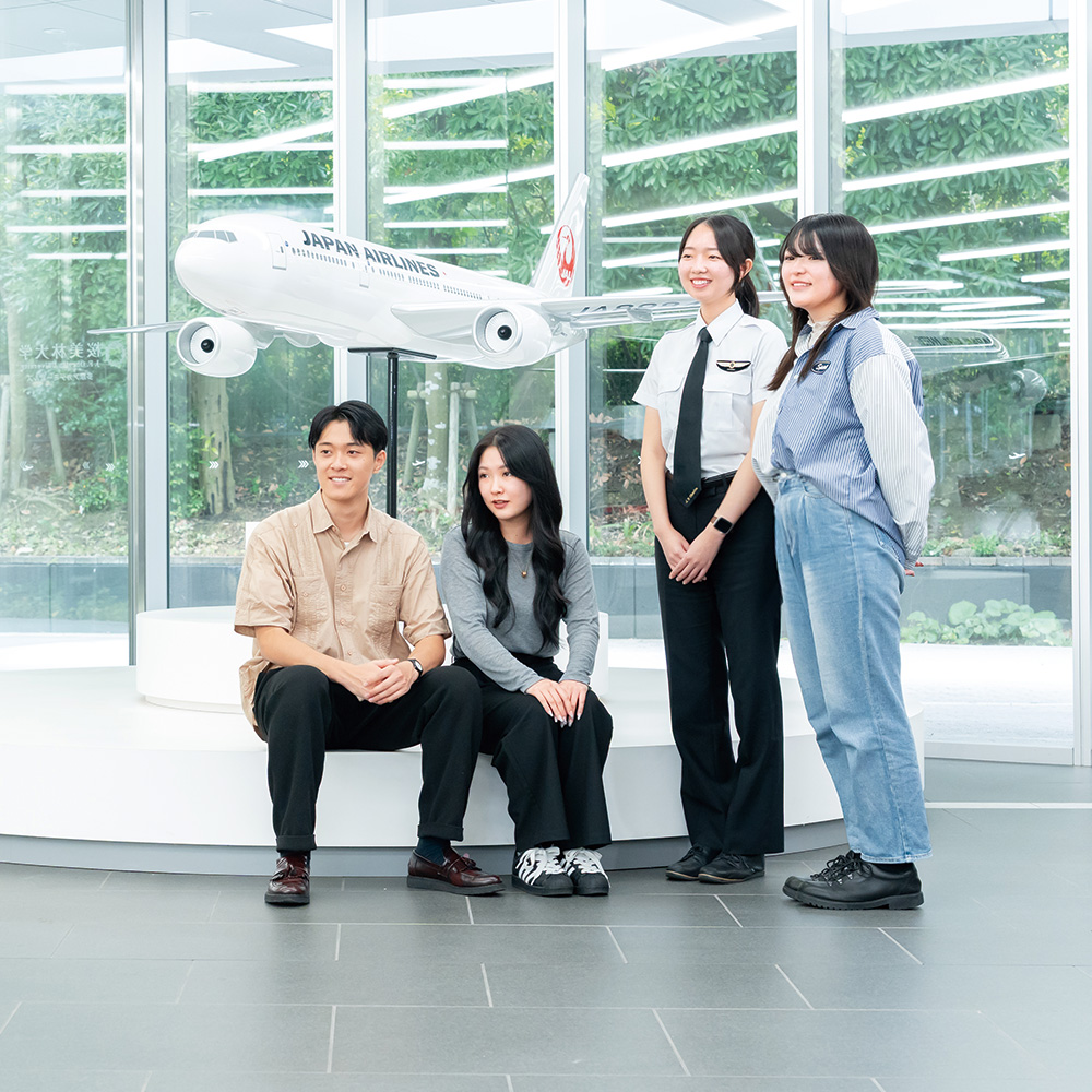 学生たちの集合写真
