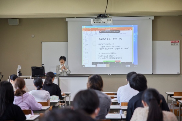 精神保健福祉の原理Ⅰ・Ⅱの授業風景