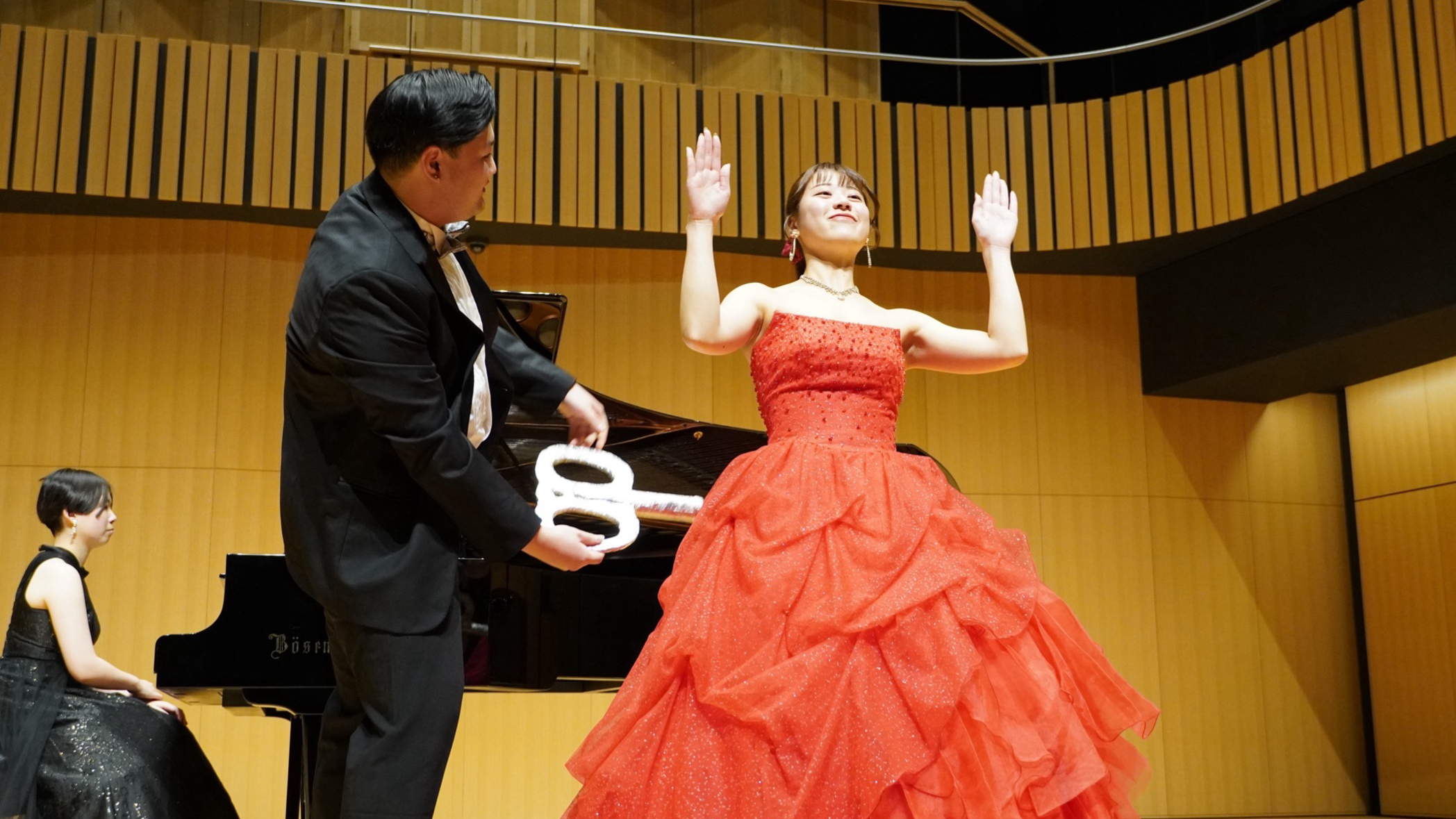 声楽ゼミ卒業演奏会の様子