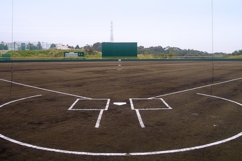 J. F. Oberlin Baseball Field　野球部専用球場の様子