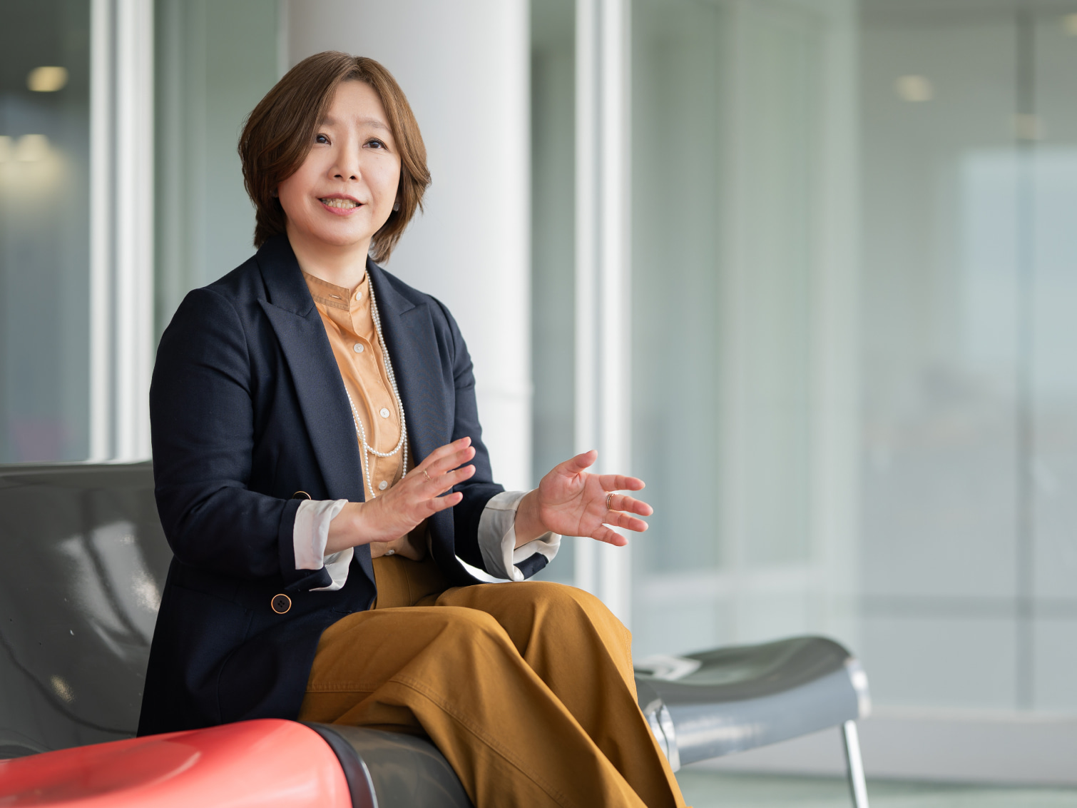 大学にある実物の教育リソースを活かした教育プログラムについて語る石塚美枝先生