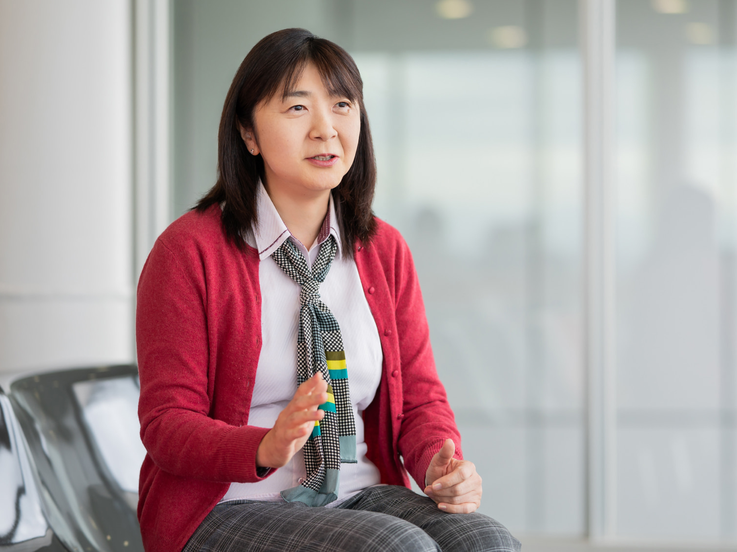精神保健福祉士の魅力や学生指導への思いについて語る山口有香先生