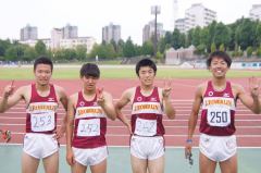 4 400mリレー 関東インカレ標準記録を突破 陸上競技部 駅伝チーム 桜美林のスポーツ
