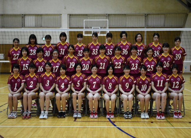 桜美林大学 SPALDING バレーボールパンツ M エンジ［値下げ交渉